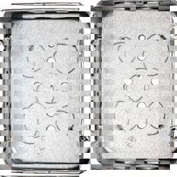 Electrical Outlet Box: Steel, Square, 4-11/16